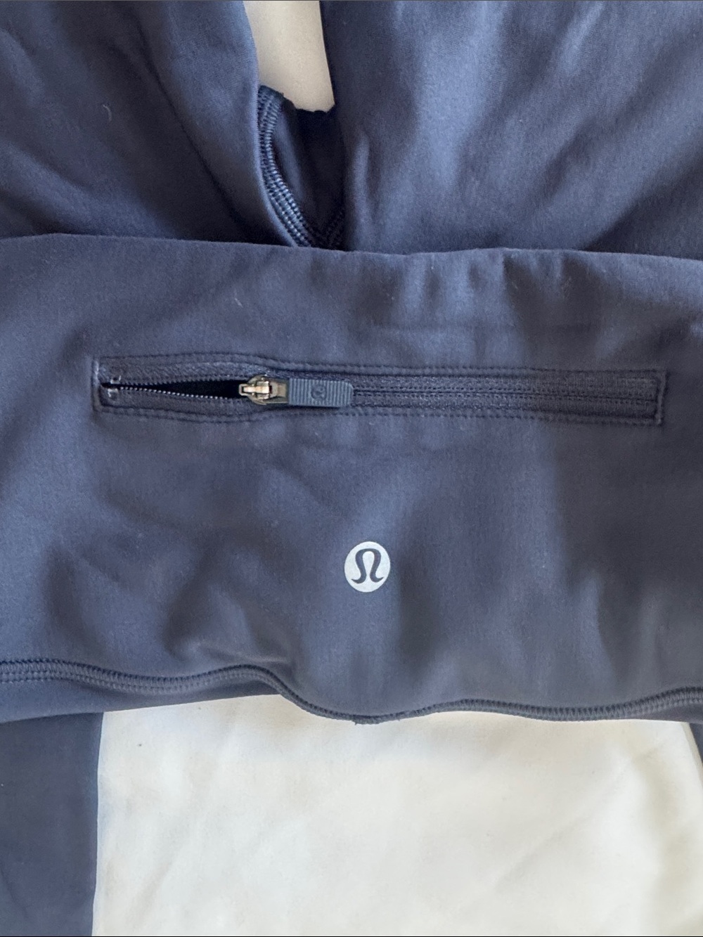 Lululemon Navy Fleece Lined Leggings - Picture 2 of 4